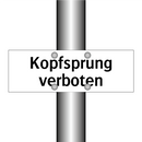 Kopfsprung verboten