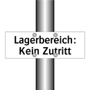 Lagerbereich: Kein Zutritt