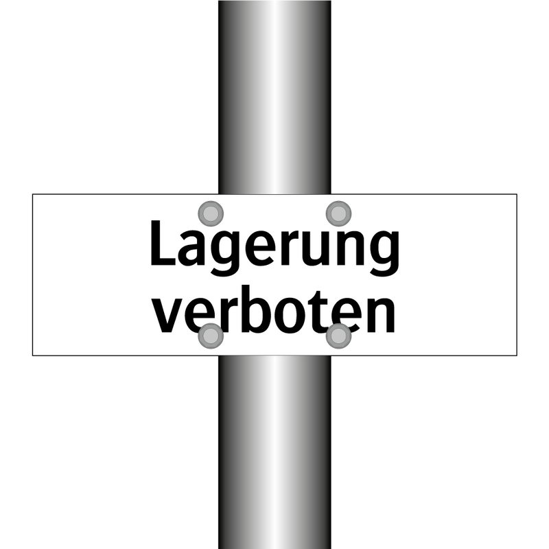 Lagerung verboten