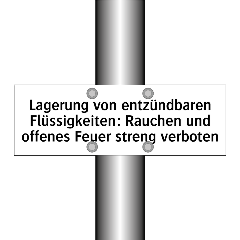 Lagerung von entzündbaren Flüssigkeiten: Rauchen und offenes Feuer streng verboten