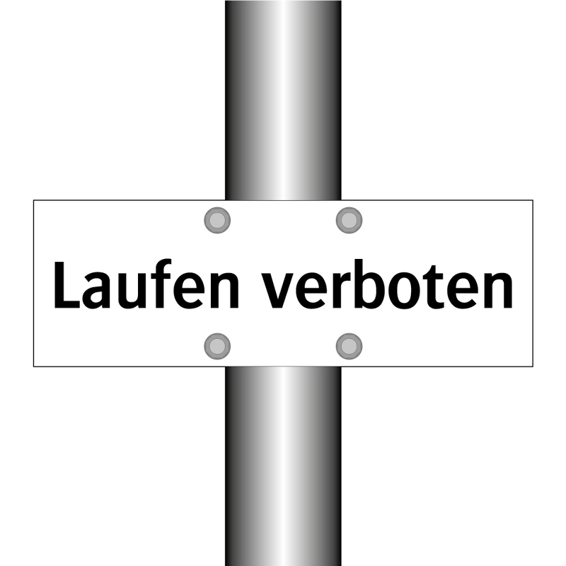 Laufen verboten
