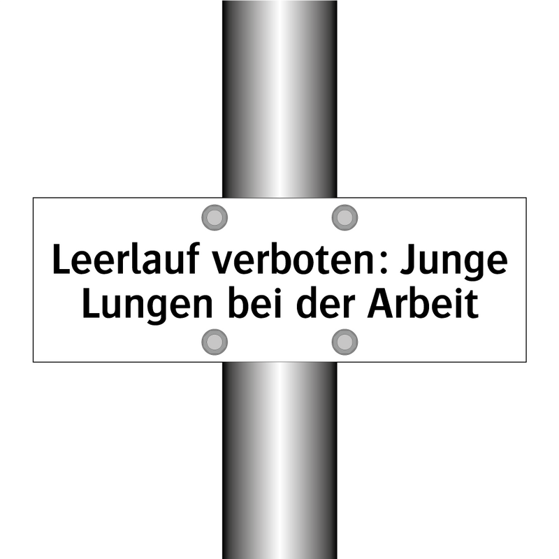 Leerlauf verboten: Junge Lungen bei der Arbeit