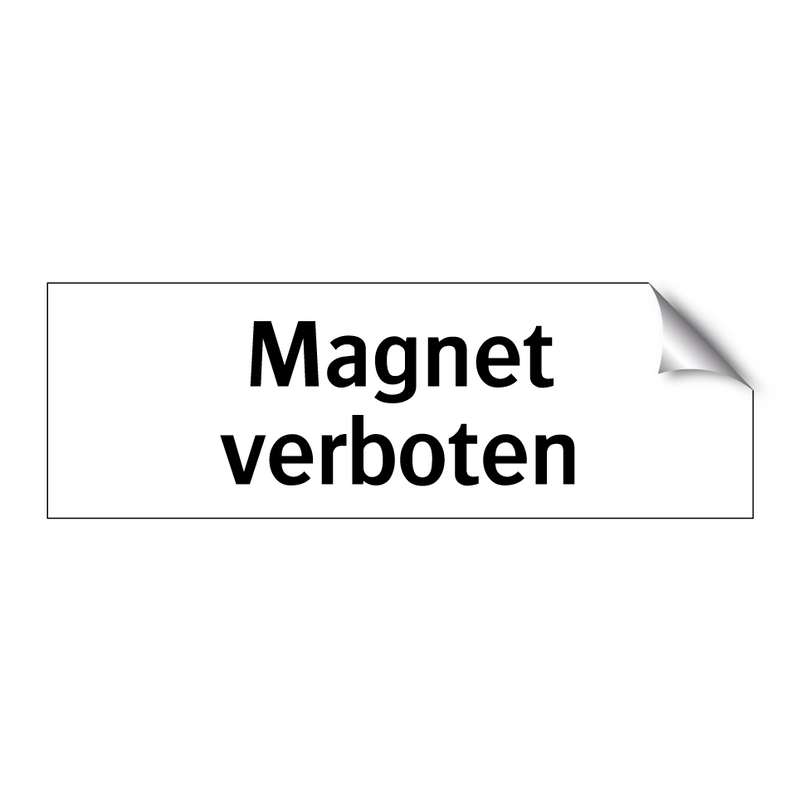 Magnet verboten