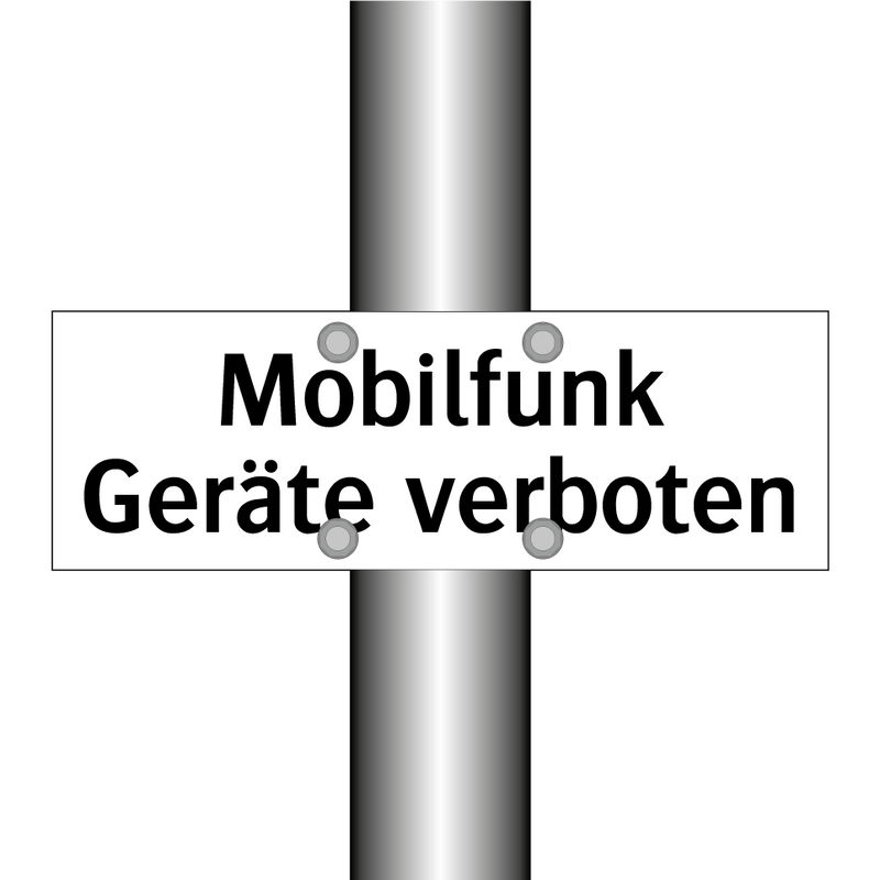 Mobilfunk Geräte verboten