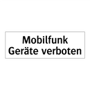 Mobilfunk Geräte verboten