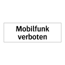 Mobilfunk verboten