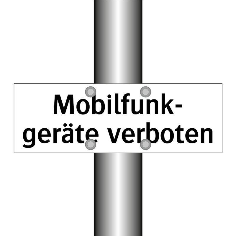 Mobilfunk- geräte verboten