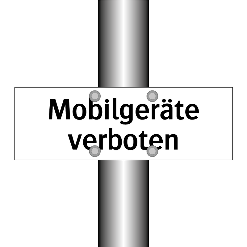 Mobilgeräte verboten