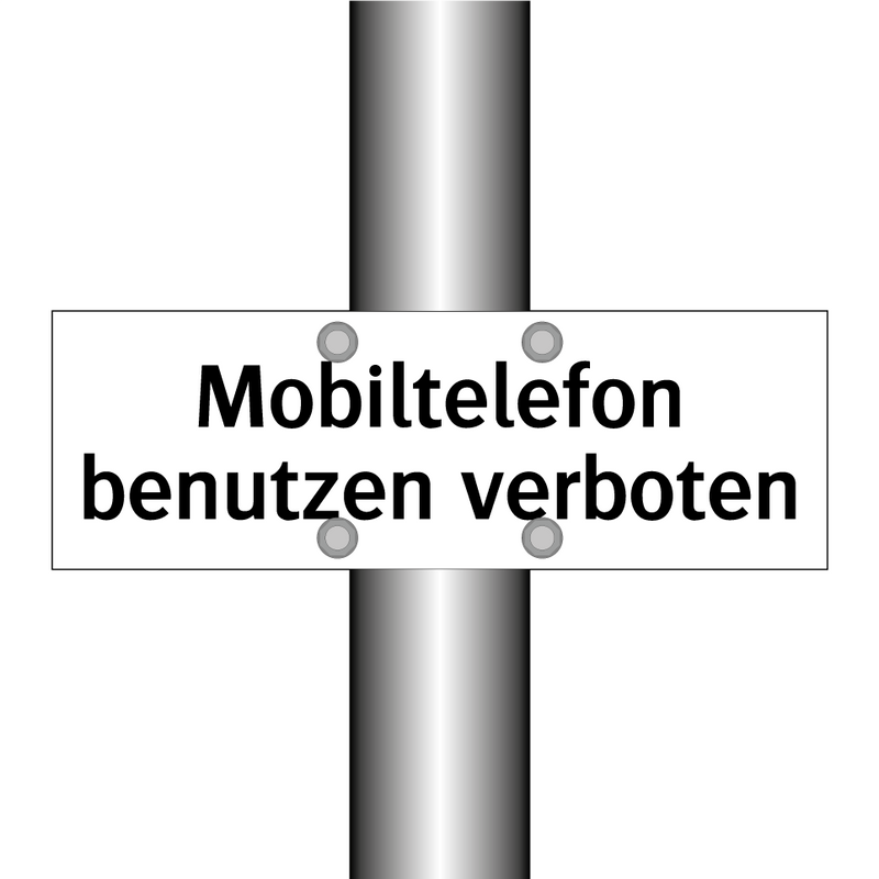 Mobiltelefon benutzen verboten