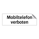 Mobiltelefon verboten