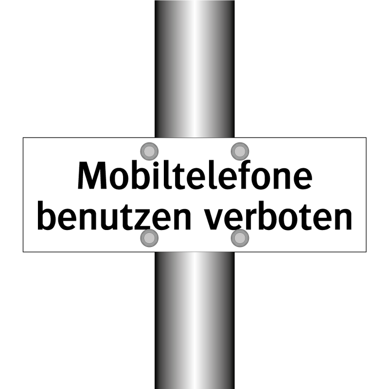 Mobiltelefone benutzen verboten