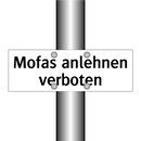 Mofas anlehnen verboten
