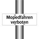 Mopedfahren verboten