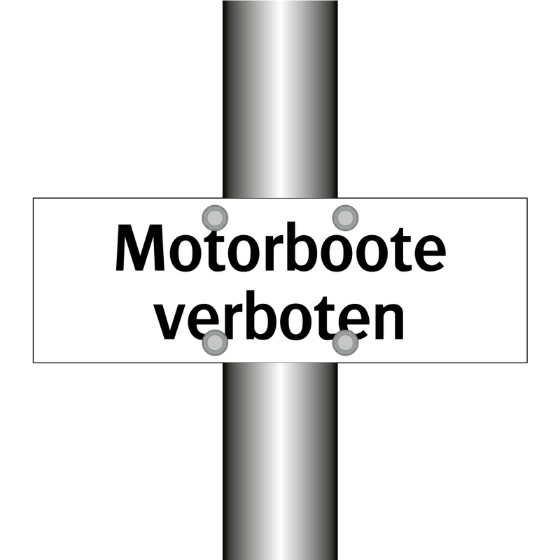 Motorboote verboten