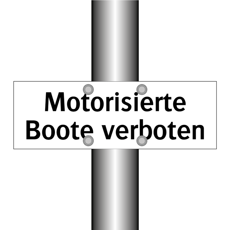 Motorisierte Boote verboten