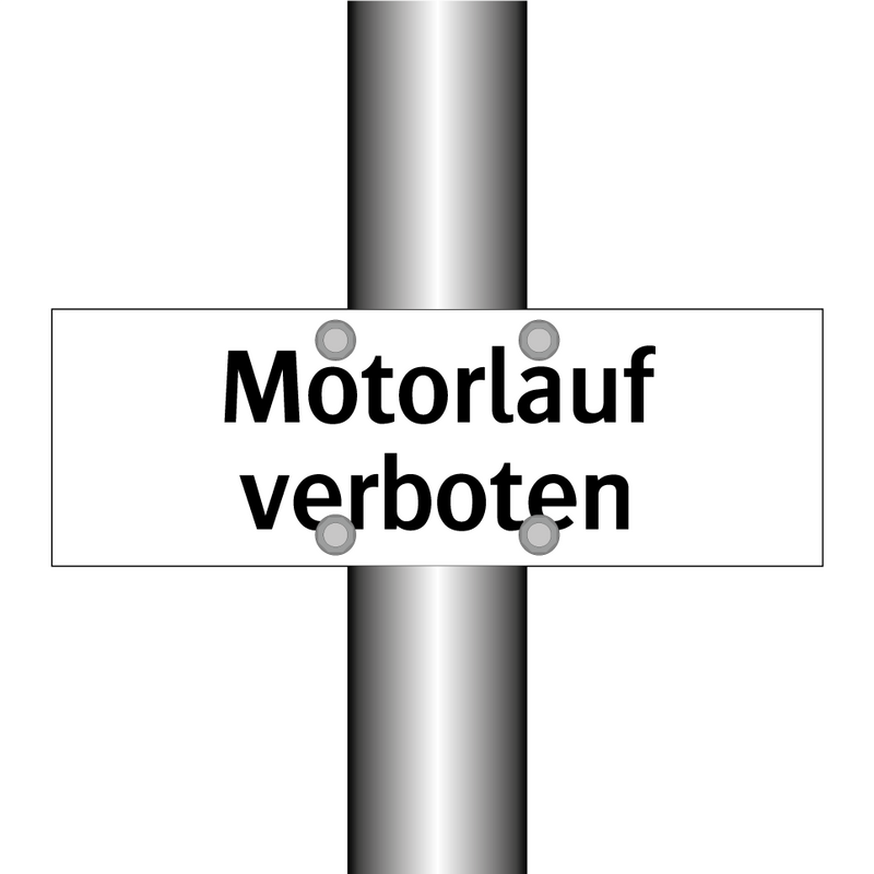 Motorlauf verboten