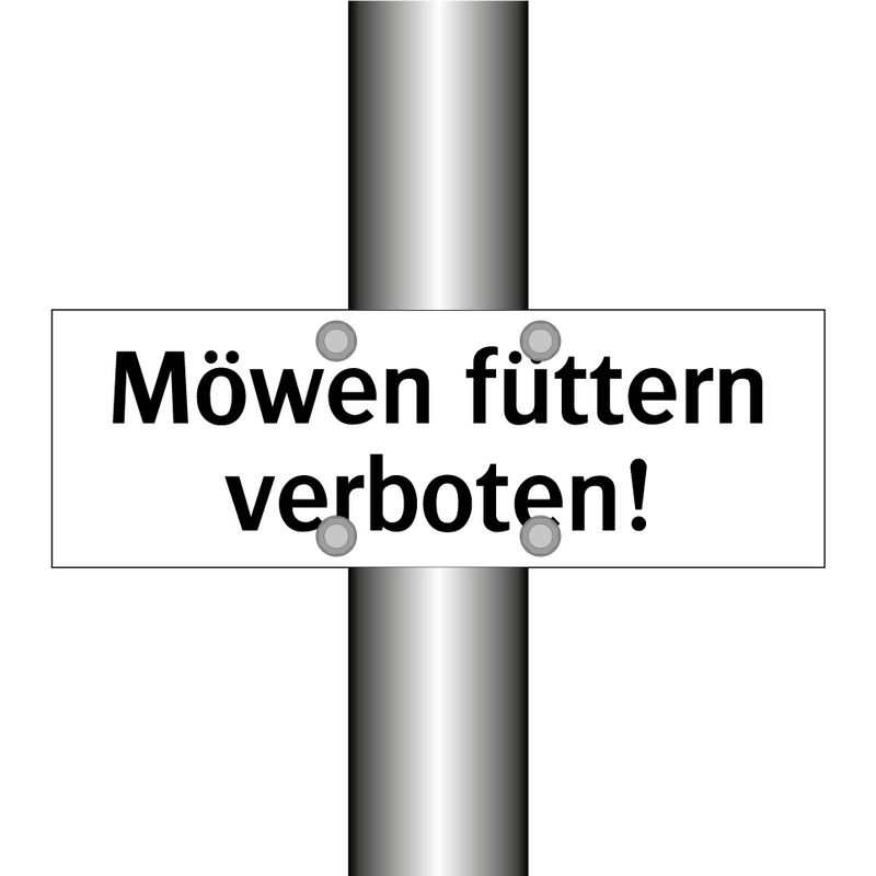 Möwen füttern verboten!