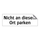 Nicht an diesem Ort parken