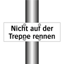 Nicht auf der Treppe rennen
