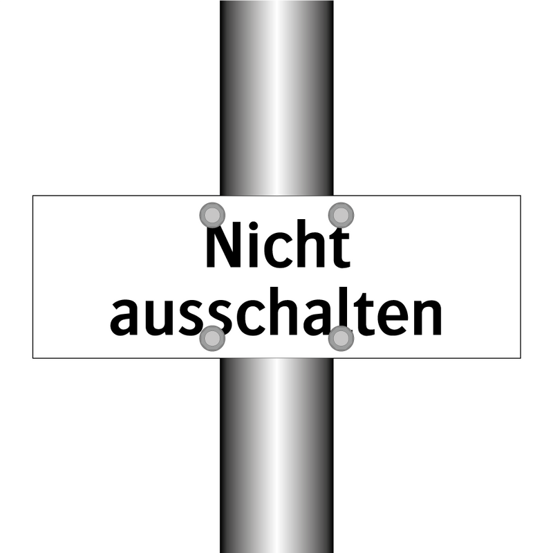Nicht ausschalten