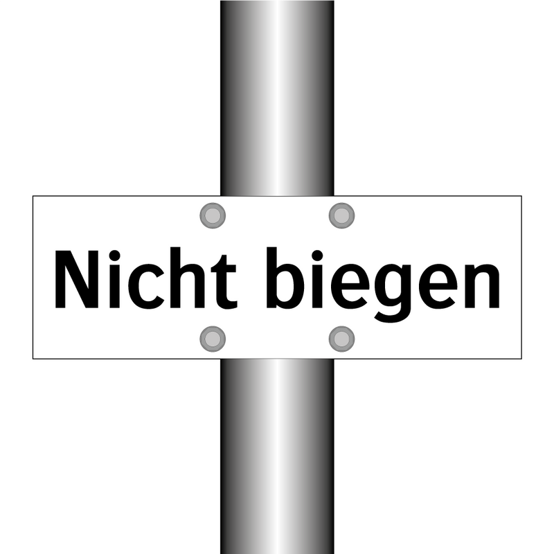 Nicht biegen