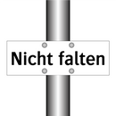 Nicht falten
