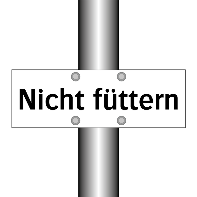 Nicht füttern