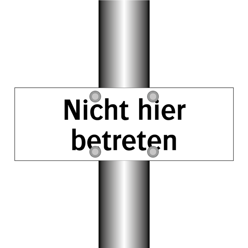 Nicht hier betreten
