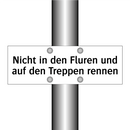 Nicht in den Fluren und auf den Treppen rennen