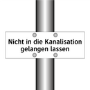 Nicht in die Kanalisation gelangen lassen