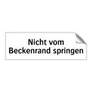 Nicht vom Beckenrand springen