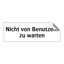 Nicht von Benutzern zu warten