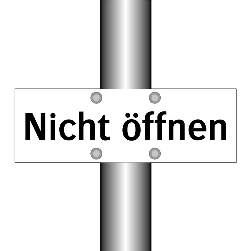 Nicht öffnen