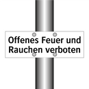 Offenes Feuer und Rauchen verboten