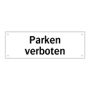 Parken verboten