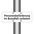Personenbeförderung im Brandfall verboten