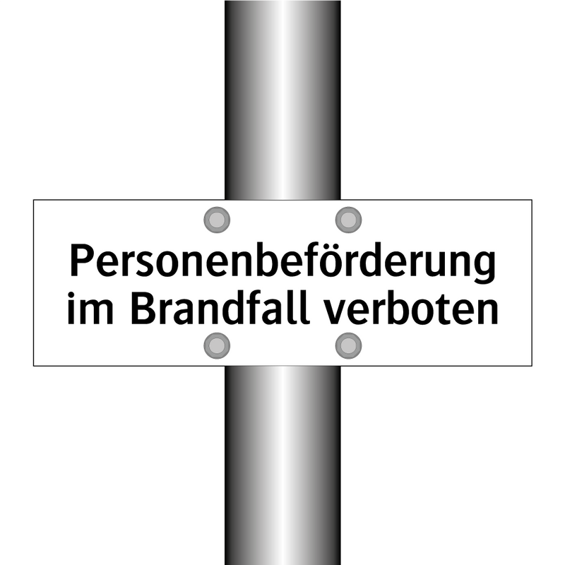 Personenbeförderung im Brandfall verboten
