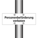 Personenbeförderung verboten