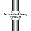 Personenbeförderung verboten!