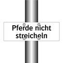 Pferde nicht streicheln
