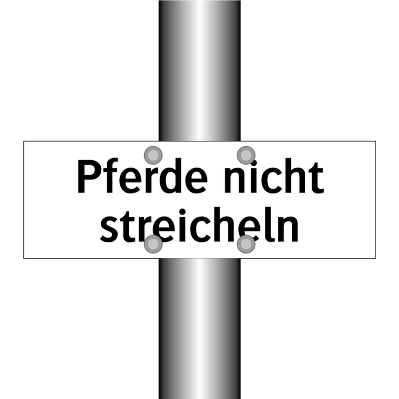 Pferde nicht streicheln