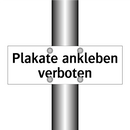 Plakate ankleben verboten