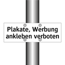 Plakate, Werbung ankleben verboten