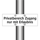 Privatbereich Zugang nur mit Erlaubnis