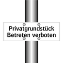 Privatgrundstück Betreten verboten