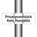 Privatgrundstück Kein Hundeklo