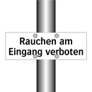 Rauchen am Eingang verboten