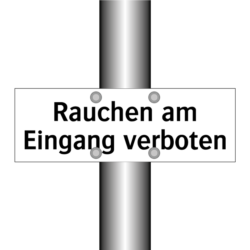 Rauchen am Eingang verboten