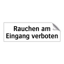 Rauchen am Eingang verboten