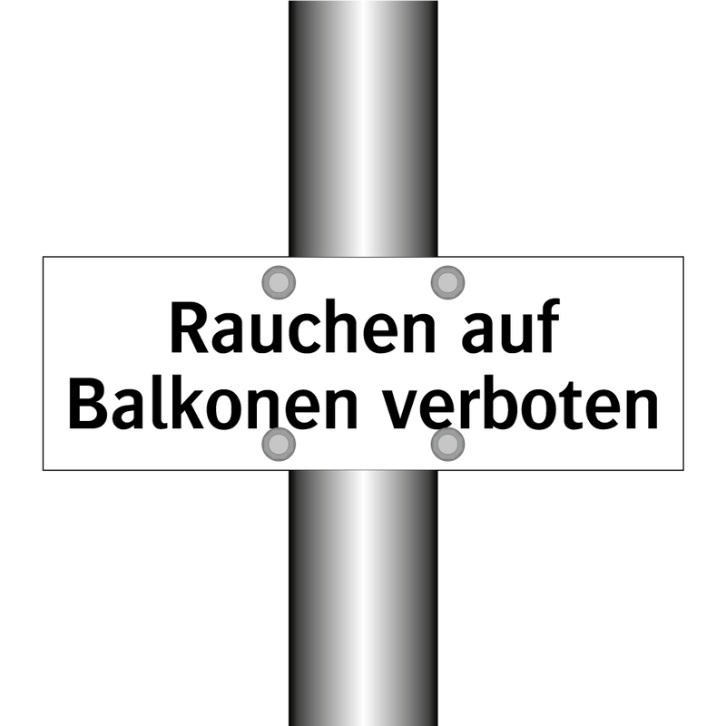 Rauchen auf Balkonen verboten